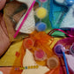 Mermaid tail sea animal plaster Painting for girl party favours