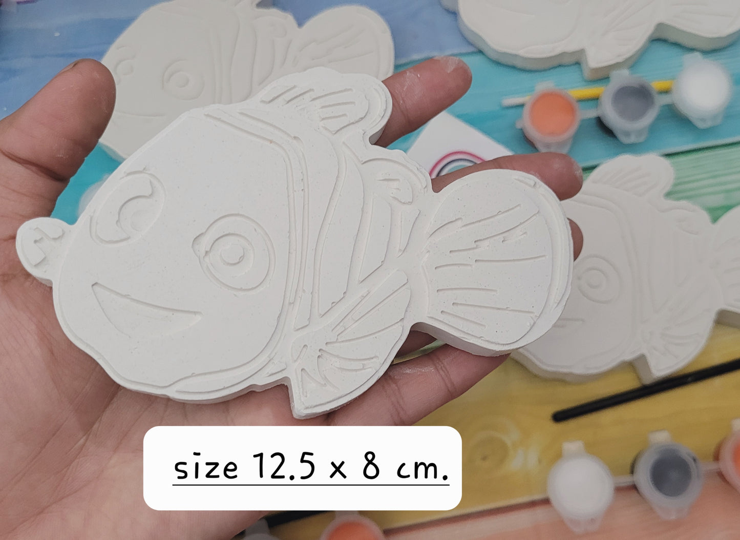 Nemo fish animal characters Plaster Painting for kids birthday gifts filling bag