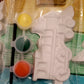 Vehicles truck  TRAIN Construction plaster Painting  Party Favour