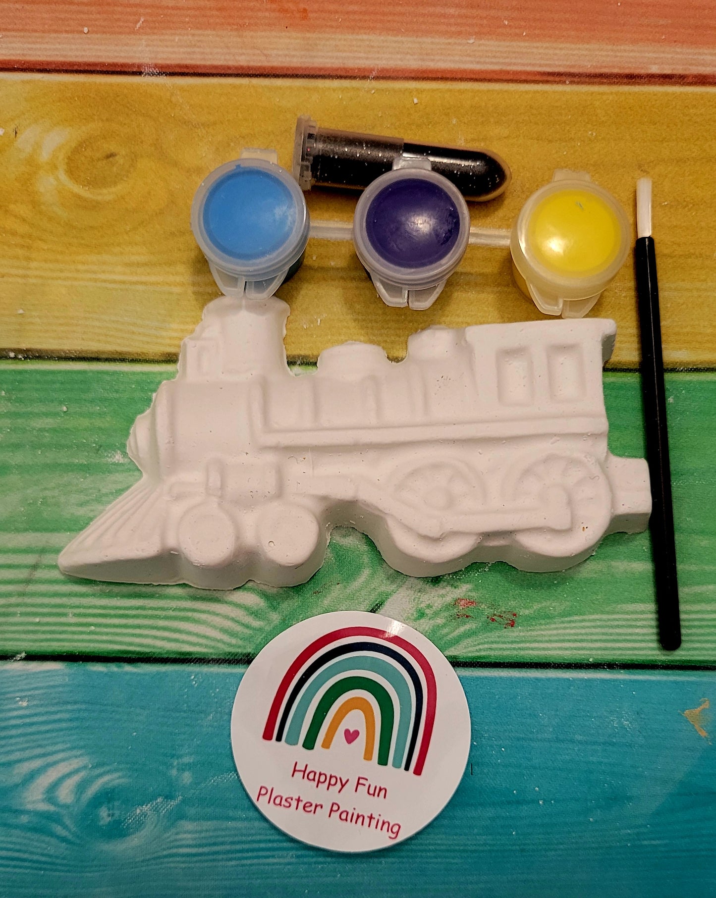 Vehicles truck  TRAIN Construction plaster Painting  Party Favour