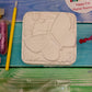 Butteryfly flower in the garden animals Plaster Painting Party favour birthday gifts kids school