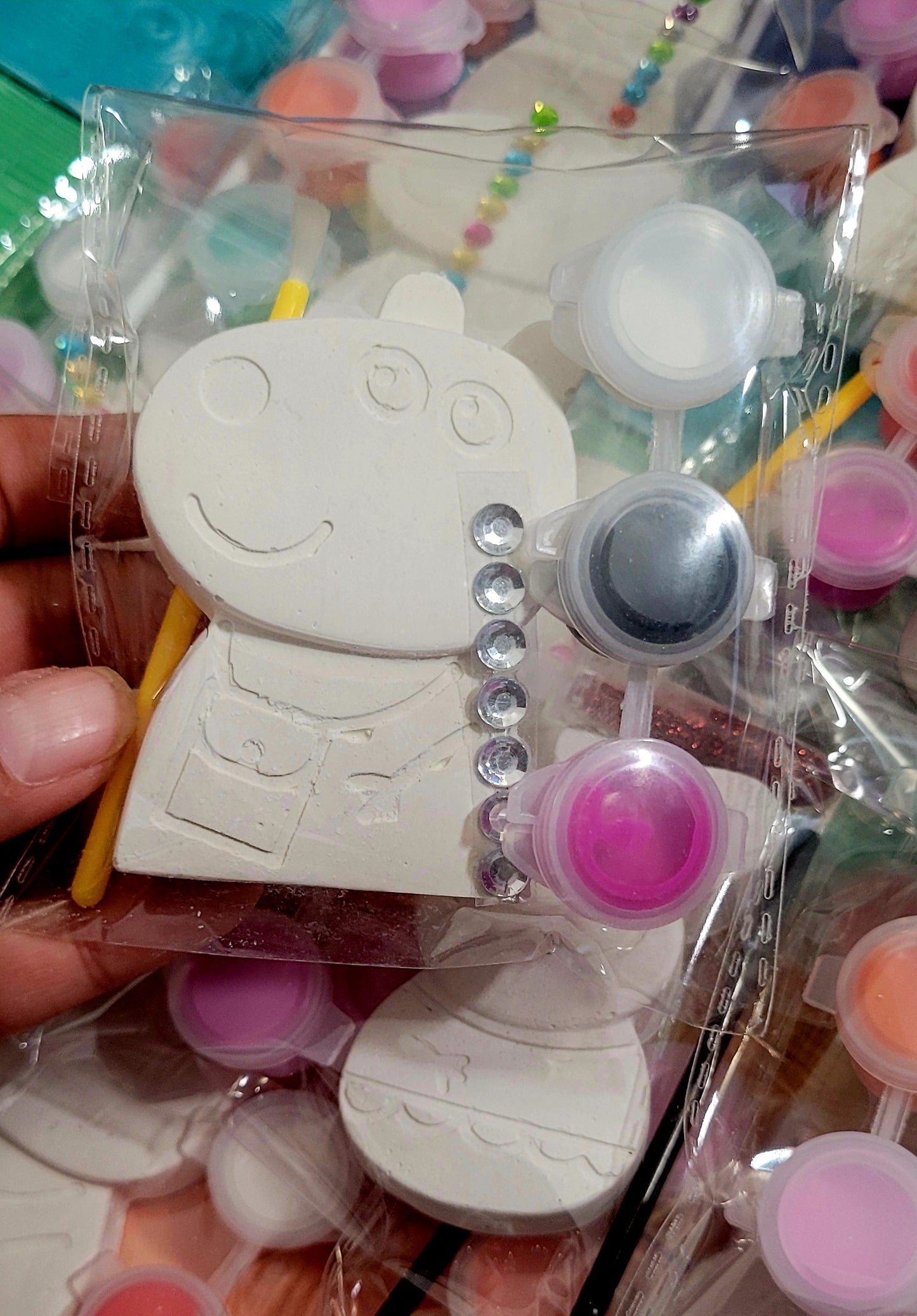 Peppa pig  Plaster Painting Party favor