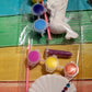 Mermaid tails shell sea animals  Plaster Painting Party favor
