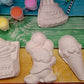 Cupcake birthday food Plaster Painting party favours favors birthday gifts