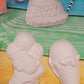 Cupcake birthday food Plaster Painting party favours favors birthday gifts