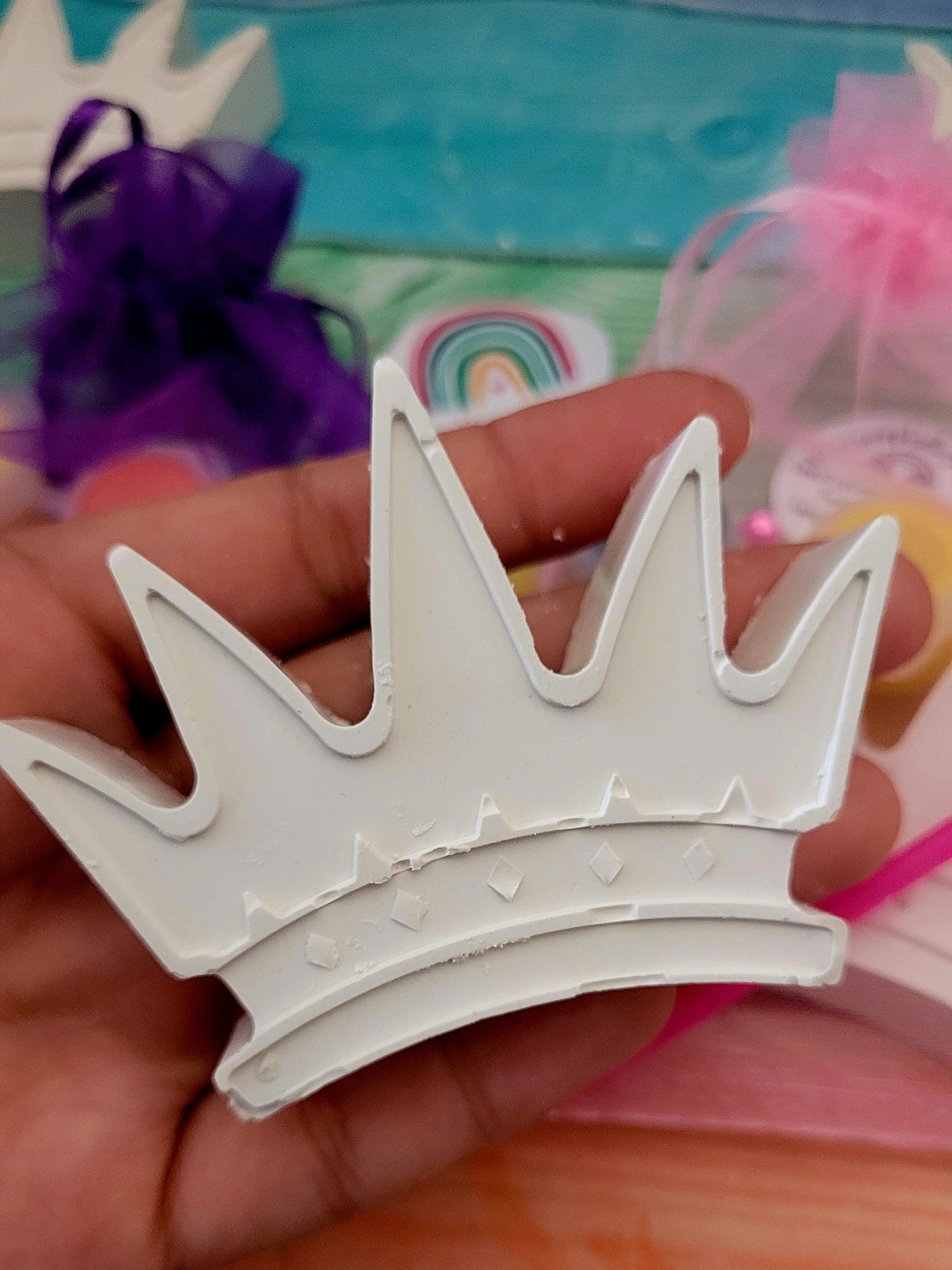 Crown for princess Plaster Painting party favor Favour birthday filler return gifts