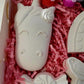 Plaster painting for party gift set birthday present gifts butterfly crown candy rainbow