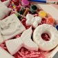 Girl gift pack  Plaster Painting birthday favor present gift set