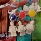 Robot plaster  Painting party favour favor home decor
