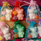 Mini Teddy bear  animals Plaster Painting party favours gifts birthday filling bag