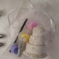 Wedding cake plaster Painting for girl party favours