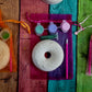 Donuts food cake food  Plaster Painting party favours favors birthday gifts