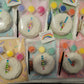 Donuts  food cake food  Plaster Painting party favours favors birthday gifts