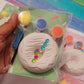 Donuts  food cake food  Plaster Painting party favours favors birthday gifts