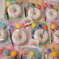 Donuts  food cake food  Plaster Painting party favours favors birthday gifts