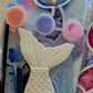 Mermaid girl mermaid  tail Plaster Painting Party favour favor