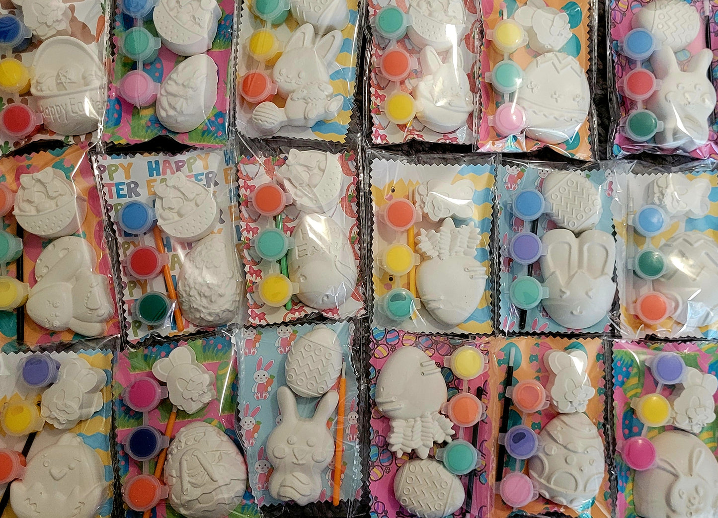 Easter day rabbit bunny  Plaster Painting Party favour favor  egg treat bag favors