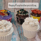 3D Cupcake food Plaster Painting Party favour