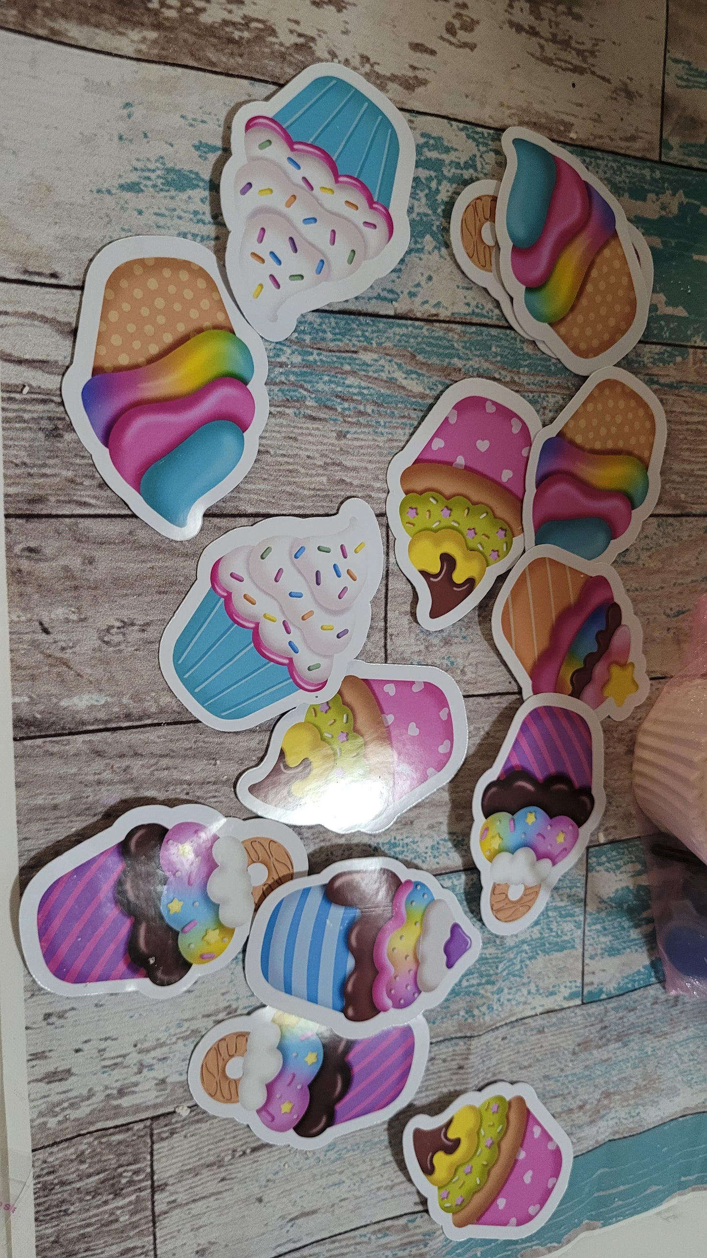 3D Cupcake food Plaster Painting Party favour