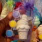 3D icecream cone food cake food  Plaster Painting party favours favors birthday gifts