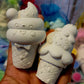 3D icecream cone food cake food  Plaster Painting party favours favors birthday gifts