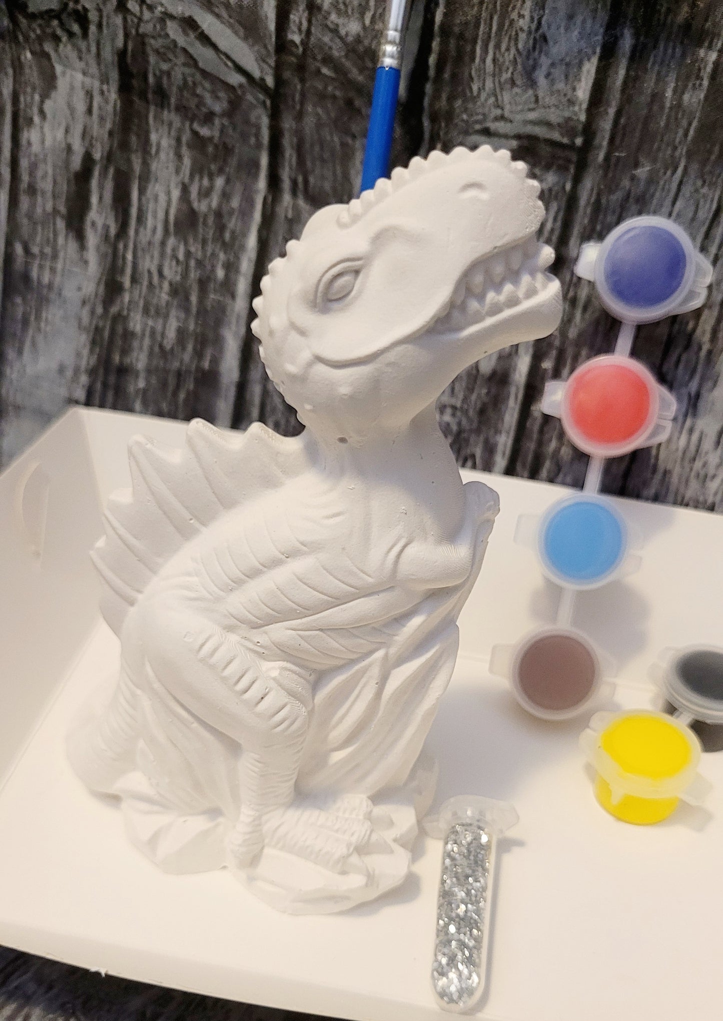 3D Dinosaur dinosaurs Plaster painting for pary favours party favors birthday gifts boy girl kids art craft school holidays