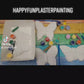 Butterfly animal plaster Painting for girl party favour